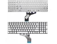 Клавиатура для ноутбука HP Pavilion 15-DA 15-DB, серебро, маленький Enter, RU (MZ)