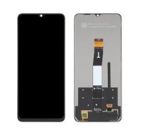 LCD дисплей для Xiaomi Redmi 12C, Poco C50 в сборе с тачскрином (черный) Оригинал в раме