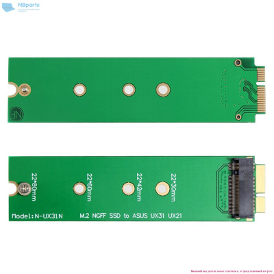Переходник на SSD M.2  Asus UX31, UX21