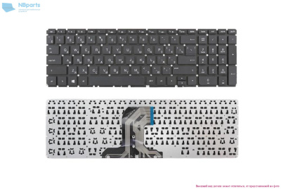 Клавиатура для ноутбука HP Pavilion 17-Y, чёрная, RU