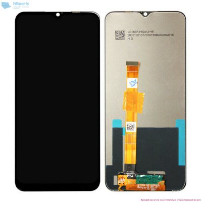LCD дисплей для Realme C3, Realme 6i с тачскрином (черный) Оригинал