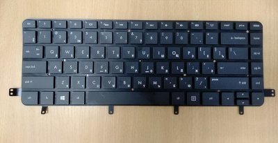 Клавиатура для ноутбука HP TouchSmart 15-4000, чёрная, с подсветкой, RU