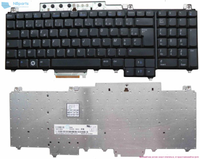 Клавиатура для ноутбука Dell Inspiron 1720, чёрная, RU