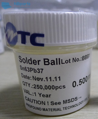 Шарики для пайки 0.4mm (250тыс)