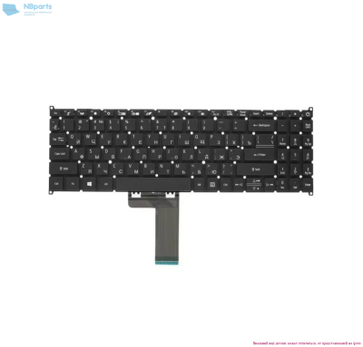 Клавиатура для ноутбука ACER Aspire 3 A315-55 Aspire 5 A515-43, чёрная, с подсветкой, RU