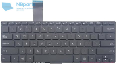Клавиатура для ноутбука ASUS VivoBook S300 X302, чёрная, RU