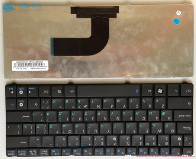 Клавиатура для ноутбука ASUS N10, чёрная, RU