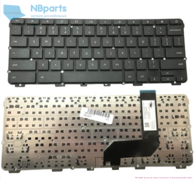 Клавиатура для ноутбука Lenovo Chromebook N22, чёрная, RU
