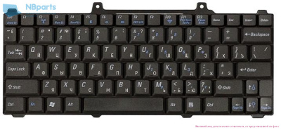 Клавиатура для ноутбука Dell 700M, чёрная, RU