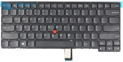 Клавиатура для ноутбука Lenovo ThinkPad T440, T450, чёрная, с рамкой, RU