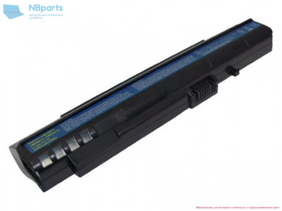 Аккумулятор (батарея) для ноутбука Acer Aspire One D150 11.1V 4400mAh чёрный OEM