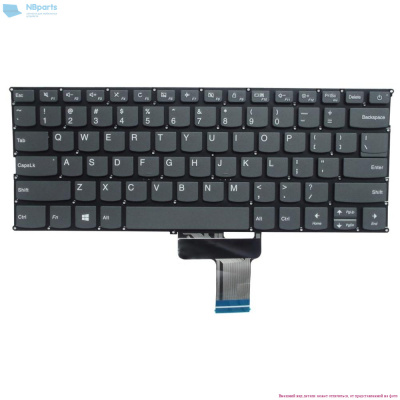 Клавиатура для ноутбука Lenovo V720-14, серая, с подсветкой, RU