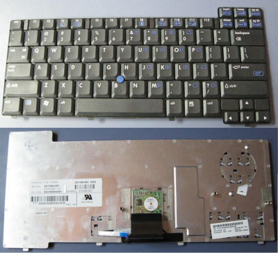 Клавиатура для ноутбука HP Compaq NC6220, чёрная, RU