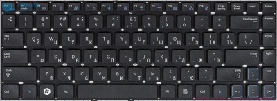 Клавиатура для ноутбука Samsung RC410, чёрная, US